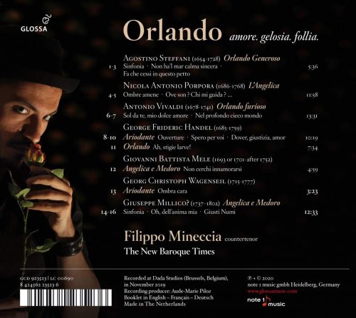 Filippo Mineccia, The New Baroque Times & Pablo García - Orlando: Amore, gelosia, follia (2020) CD-Rip