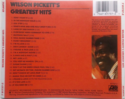 Wilson Pickett - Greatest Hits (1973) [1987]