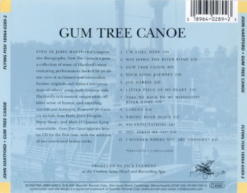 John Hartford ‎– Gum Tree Canoe (Reissue) (1984/2001)