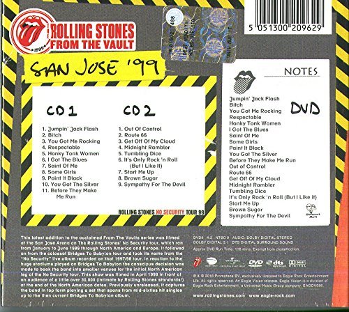 The Rolling Stones - From The Vault: No Security. San Jose '99 (2018) CD-Rip