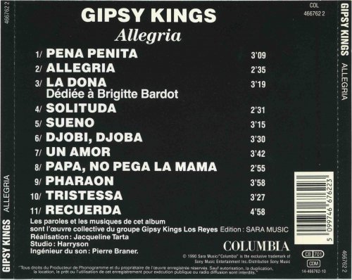 Gipsy Kings - Allegria (1982) [1990] CD-Rip