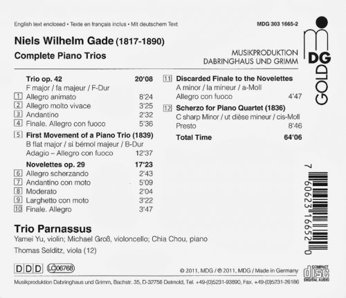 Trio Parnassus - Gade: Complete Piano Trios (2011)