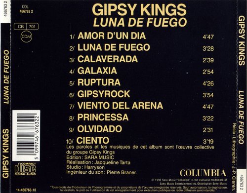 Gipsy Kings - Luna De Fuego (1983) [1990] CD-Rip