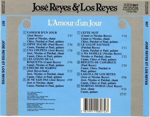 Jose Reyes e Los Reyes (early Gipsy Kings album) - L'Amour D'un Jour (1979) [1987] CD-Rip