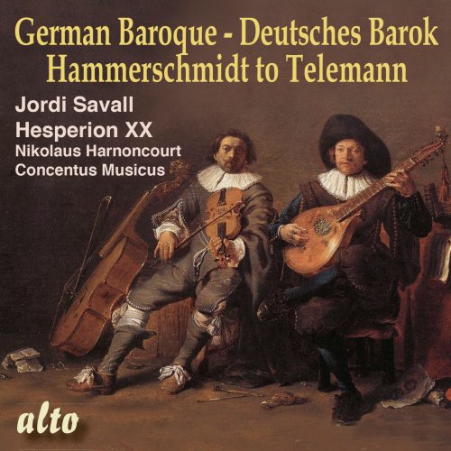 Nikolaus Harnoncourt, Jordi Savall - German Baroque - Deutsches Barock - Hammerschmidt to Telemann (2020) [Hi-Res]