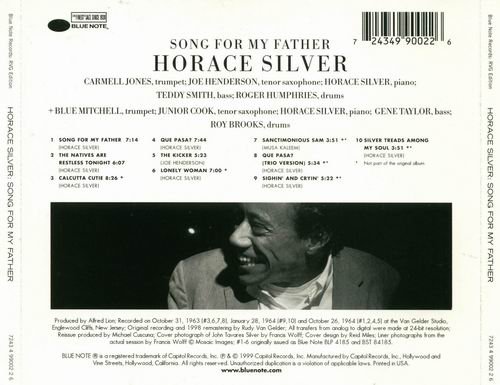 The Horace Silver Quintet - Song for My Father (1965) {RVG Edition}