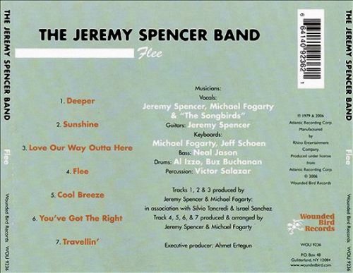 The Jeremy Spencer Band - Flee (Reissue) (1979/2006)