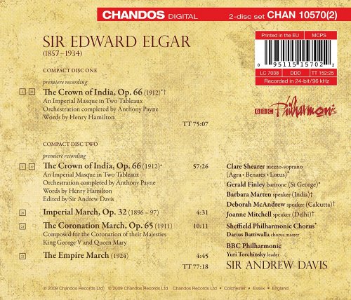 Sir Andrew Davis - Edward Elgar: The Crown of India (2009) [Hi-Res]