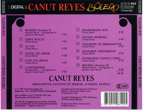 Canut Reyes (memb. Gipsy Kings) - Bolero (1989) CD-Rip