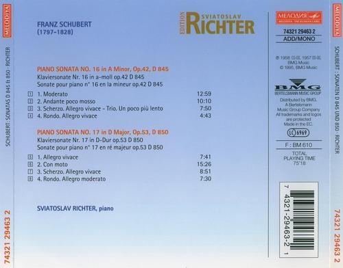 Sviatoslav Richter - Sviatoslav Richter Edition Vol. 3: Schubert (2008)