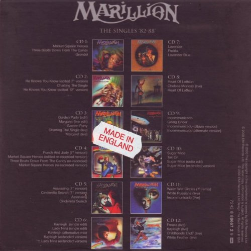 Marillion - The Singles '82-'88 (2000) CD-Rip