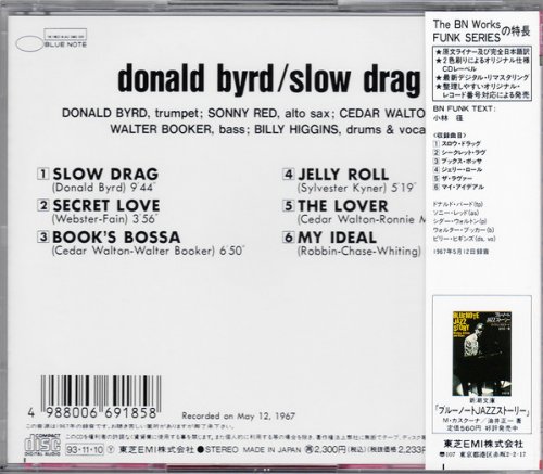 Donald Byrd - Slow Drag (1967) [1993 The BN Works Funk Series]