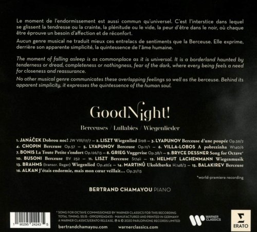 Bertrand Chamayou - Good Night! (2020) [Hi-Res]