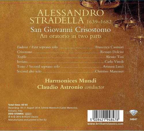 Harmonices Mundi, Claudio Astronio - Stradella: San Giovanni Crisostomo (2016) [Hi-Res]