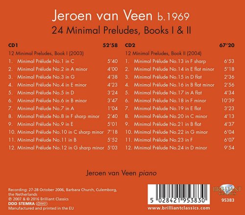 Jeroen Van Veen - Jeroen van Veen: 24 Minimal Preludes (2016) [Hi-Res]