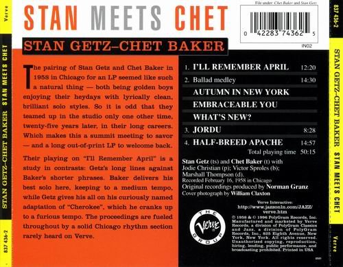 Stan Getz & Chet Baker - Stan Meets Chet (1958)