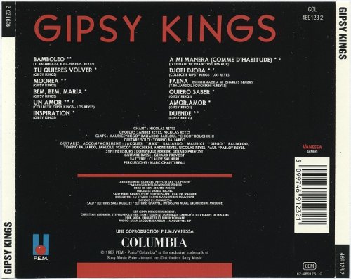 Gipsy Kings - Gipsy Kings (1987) [1992] CD-Rip