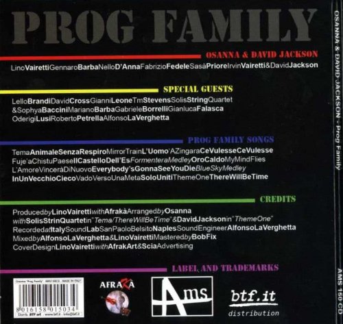 Osanna & David Jackson - Prog Family (2009)