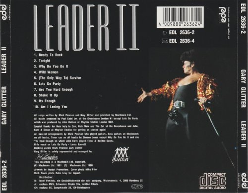 Gary Glitter - Leader II (1991) CD-Rip