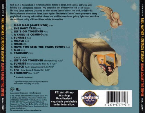 Paul Kantner & Jefferson Starship - Blows Against The Empire (Reissue, Remastered) (1970/2005)