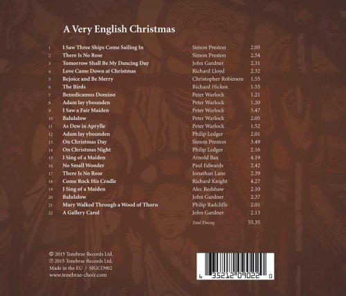 James Sherlock, Tenebrae, Nigel Short - A Very English Christmas (2015) [Hi-Res]