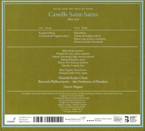 Hervé Niquet - Camille Saint-Saëns: Music for the Prix de Rome (2011)