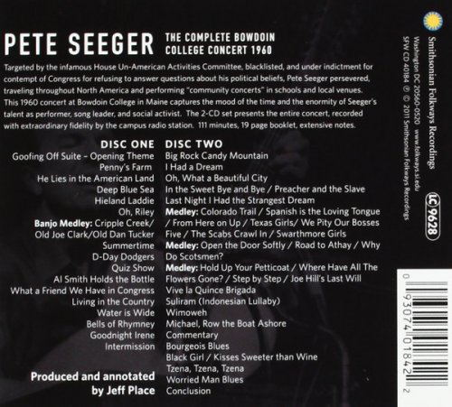 Pete Seeger - The Complete Bowdoin College Concert 1960 (2011) Lossless