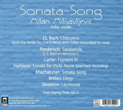 Milan Milisavljevic - Sonata-song (2016) [Hi-Res]