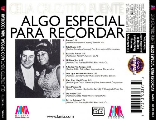 Celia Cruz & Tito Puente - Algo Especial Para Recordar (1972) [2008]