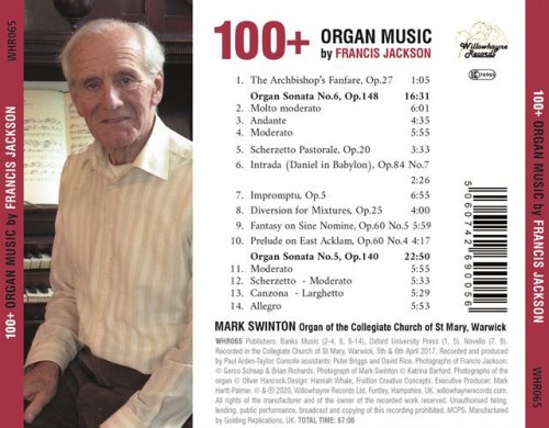 Mark Swinton - Francis Jackson: Organ Music (2020)