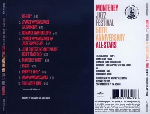 Terence Blanchard - Monterey Jazz Festival 50th Anniversary All-Stars (2008) 320 kbps+CD Rip