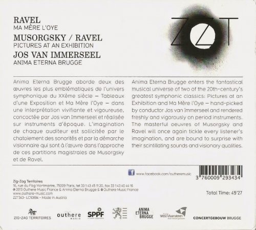 Anima Eterna Brugge, Jos Van Immerseel - Ravel, Mussorgsky: Symphonic Works (2013) CD-Rip