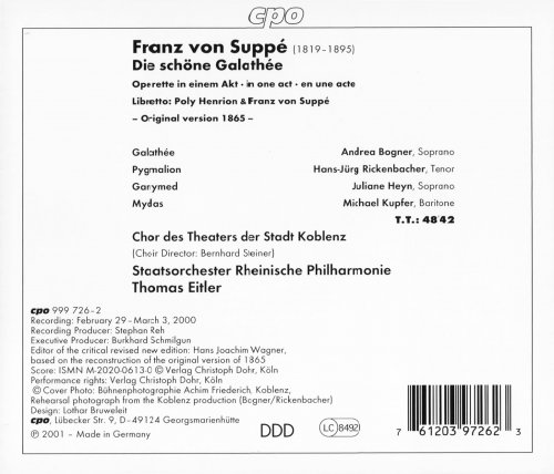 Thomas Eitler - Franz von Suppé: Die schöne Galathée (2001)