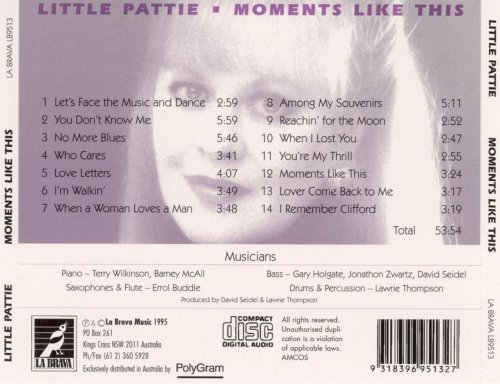 Little Pattie - Moments Like This (Reissue) (1995/2011)