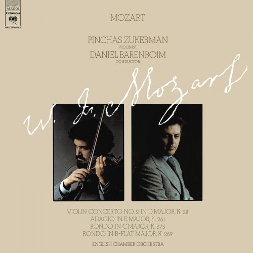 Pinchas Zukerman, Daniel Barenboim - Mozart: Violin Concerto No. 2 & Other Works (Remastered) (2017) Hi-Res