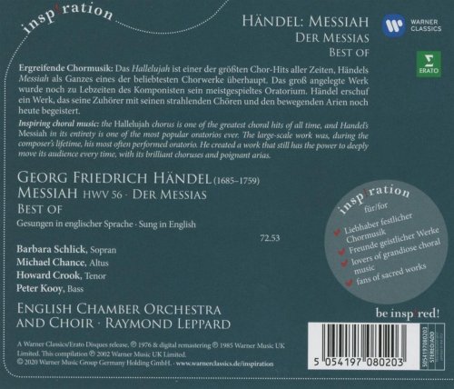 Raymond Leppard & English Chamber Orchestra - Messiah (Highlights) (2020)