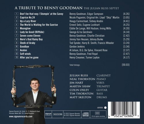 Julian Bliss, The Julian Bliss Septet - A Tribute to Benny Goodman (2012) [Hi-Res]