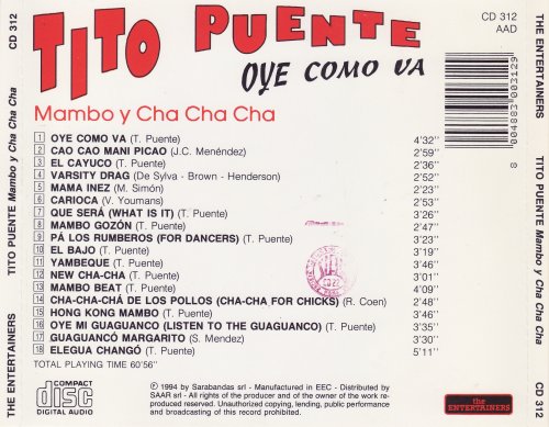 Tito Puente - Oye Como Va (Mambo Y Cha Cha Cha) (1994)