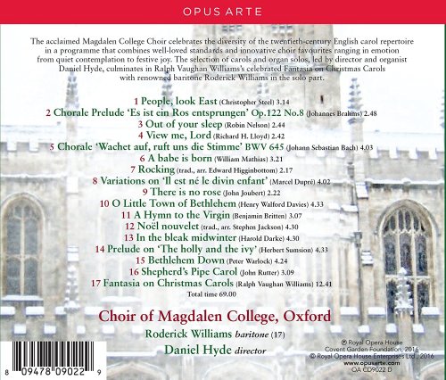 Roderick Williams, Choir of Magdalen College, Oxford, Daniel Hyde - On Christmas Night (2016) [Hi-Res]
