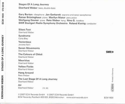 Eberhard Weber - Stages Of A Long Journey (2007) 320 kbps+CD Rip