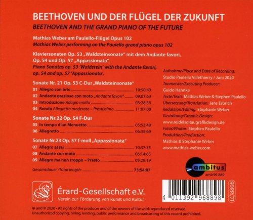 Mathias Weber - Beethoven und der Flügel der Zukunft (Mathias Weber am Paulello-Flügel, Op. 112) (2020) [Hi-Res]