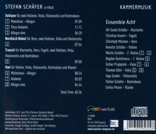 Ensemble Acht - Schäfer: Kammermusik (2020)