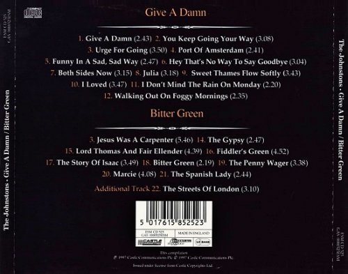The Johnstons - Give A Damn / Bitter Green (Reissue) (1969-70/1997)
