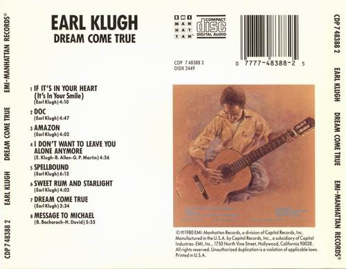 Earl Klugh - Dream Come True (1980) 320 kbps+CD Rip