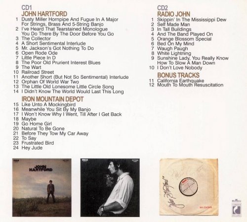 John Hartford - John Hartford / Iron Mountain Depot / Radio John (Reissue) (1969-71/2002)
