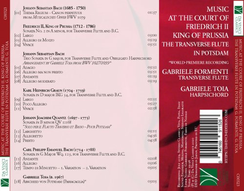 Gabriele Formenti, Gabriele Toia - Music at the Court of Friedrich II, King of Prussia (2020)