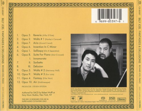 Richard Joo, Billy Joel - Fantasies & Delusions: Music for Solo Piano (1999/2001) [SACD]