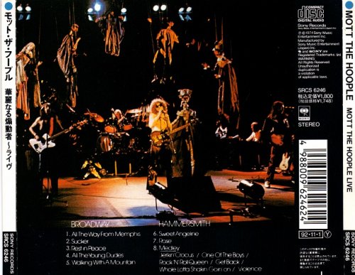 Mott The Hoople - Live (1974) [1992] CD-Rip