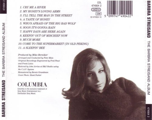 Barbra Streisand - The Barbra Streisand Album (1963) [2007] CD-Rip