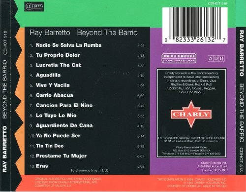 Ray Barretto - Beyond The Barrio (1995) CD-Rip